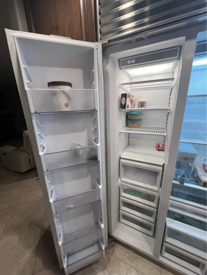 Sub-Zero refrigerator repair in a San Diego kitchen
