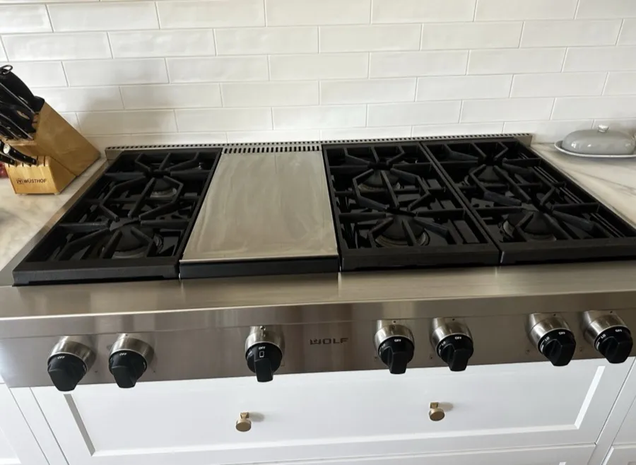 Wolf cooktop restoration, San Diego County