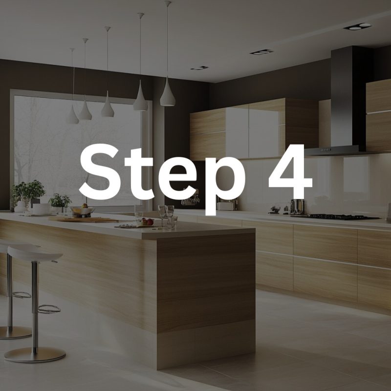 Professional installation of fully assembled custom kitchen cabinets in a San Diego kitchen remodel, showing a smooth and quick setup process.